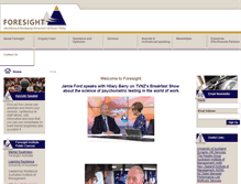 Tablet Screenshot of foresight.co.nz